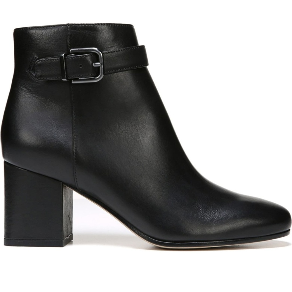 VIA SPIGA ~ Maxine Ankle Strap Bootie Black